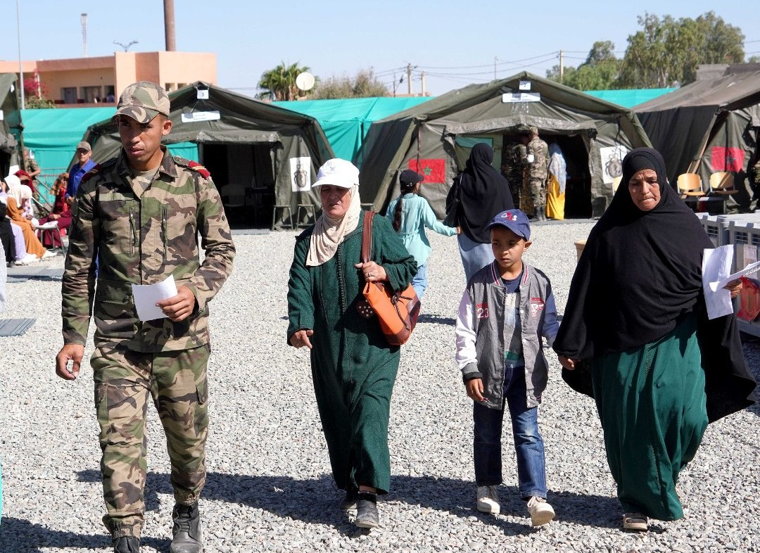 المستشفى الميداني لمجاط .. استمرار لالتزام القوات المسلحة الملكية بخدمة المتضررين من الزلزال