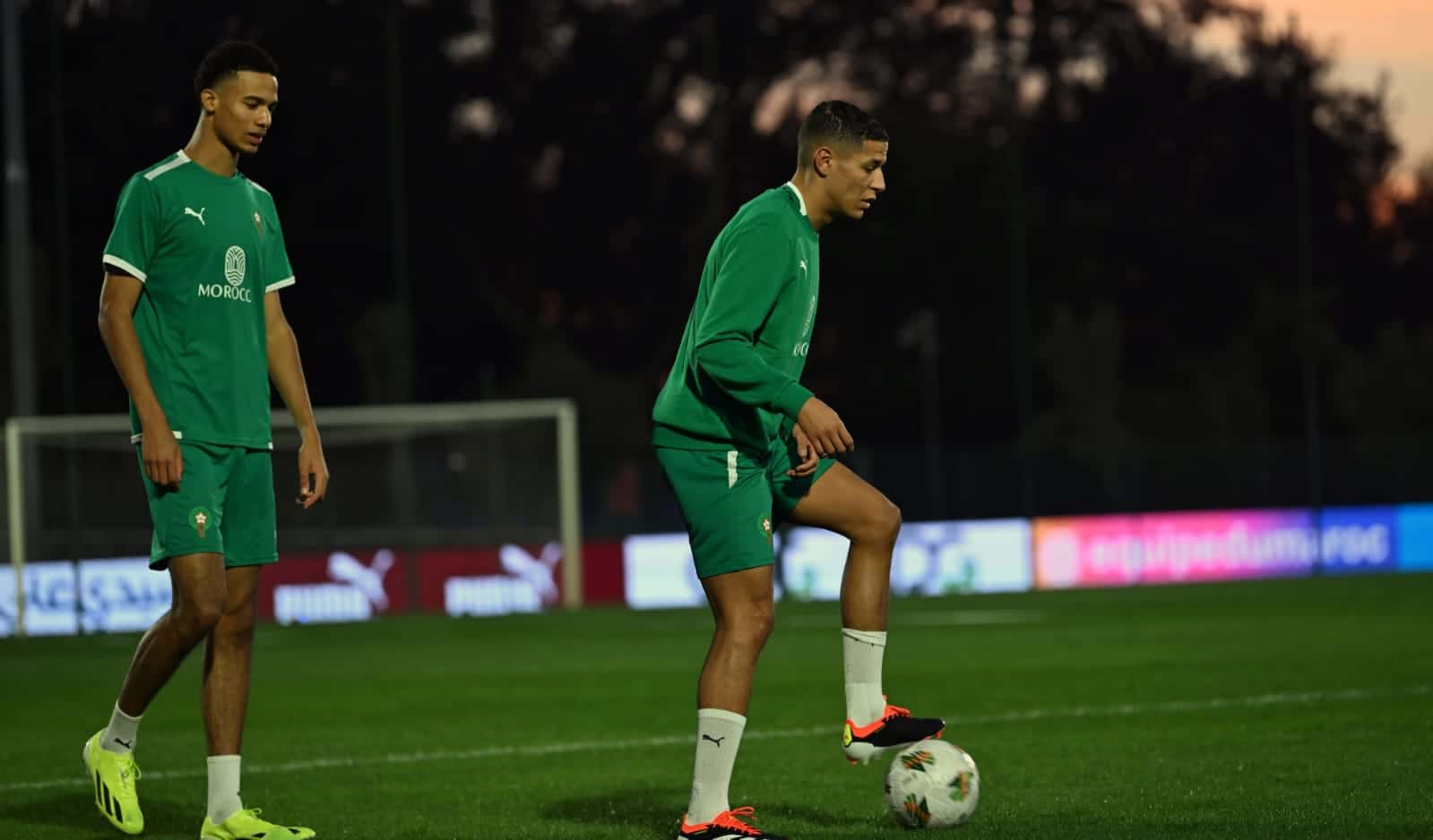 كأس إفريقيا للأمم “كوت ديفوار 2023 “.. المنتخب الوطني يجري أول حصة تدريبية بالمعمورة