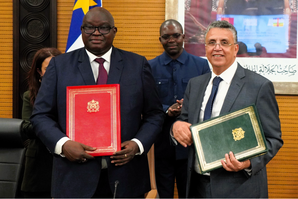توقيع مذكرة تفاهم بين المغرب وجمهورية إفريقيا الوسطى لتعزيز التعاون في مجال الإدارة القضائية