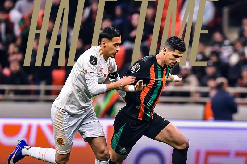 ذهاب نصف نهائي دوري أبطال إفريقيا لكرة القدم .. فريق الجيش الملكي يفوز على ضيفه نهضة بركان (2-0)